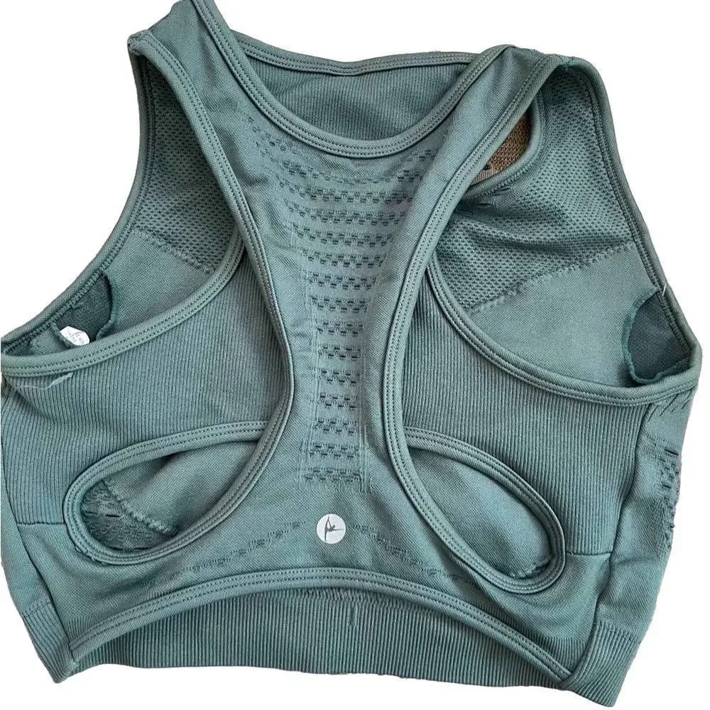 90 Degree by Reflex green sports bra size S
